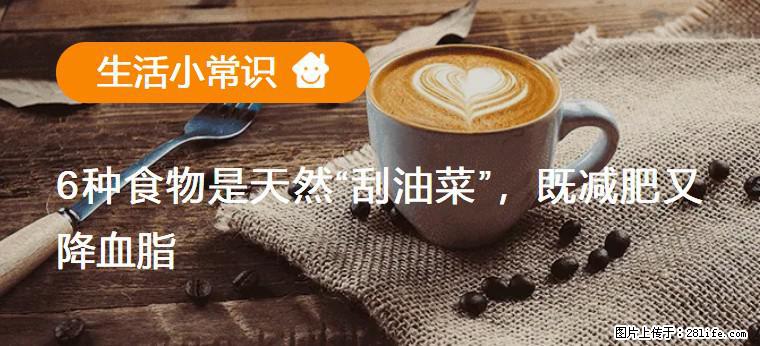 【生活小常识】6种食物是天然“刮油菜”，既减肥又降血脂 - 天津生活资讯 - 天津28生活网 tj.28life.net